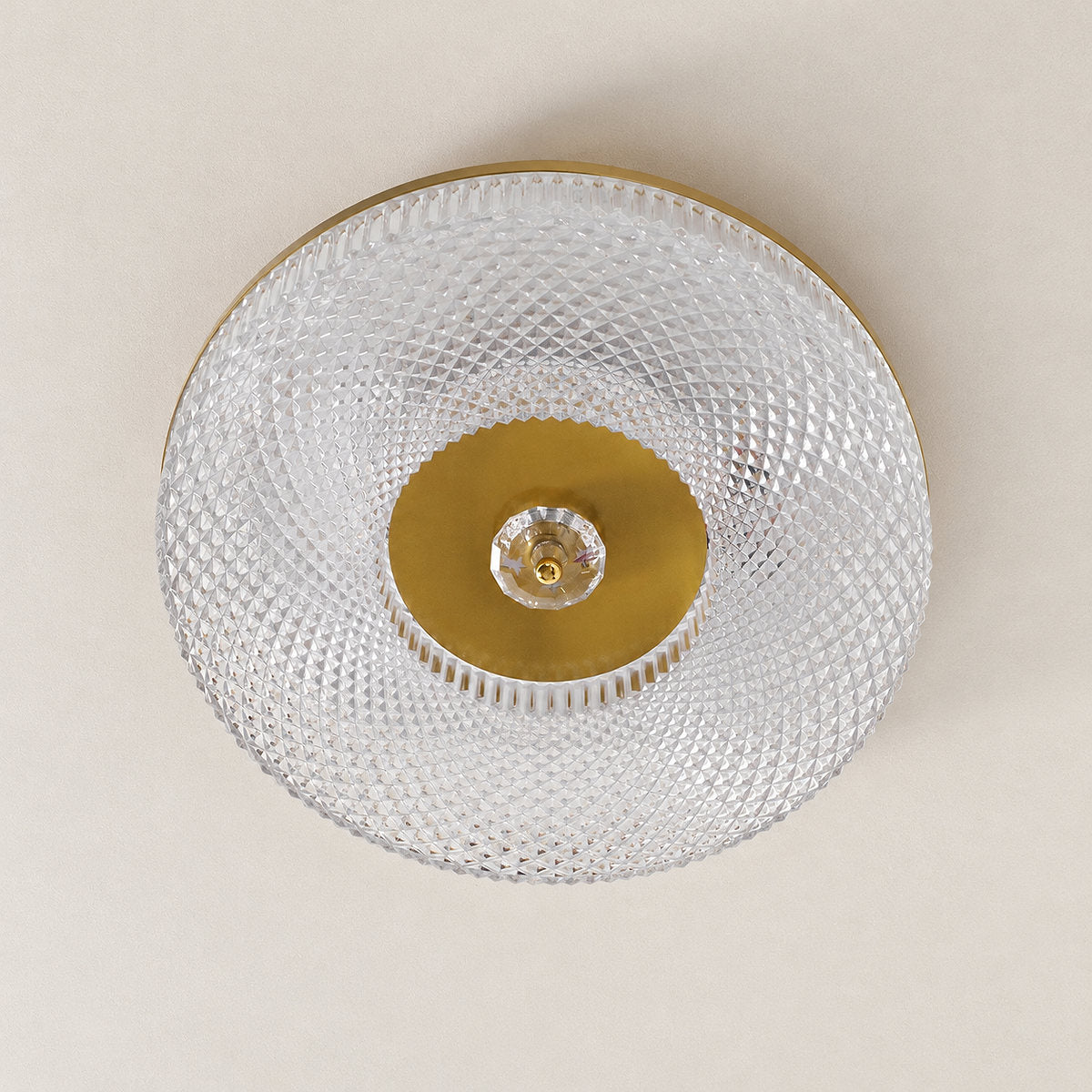 Round Integrated LED Flush Mount Ceiling Lamp