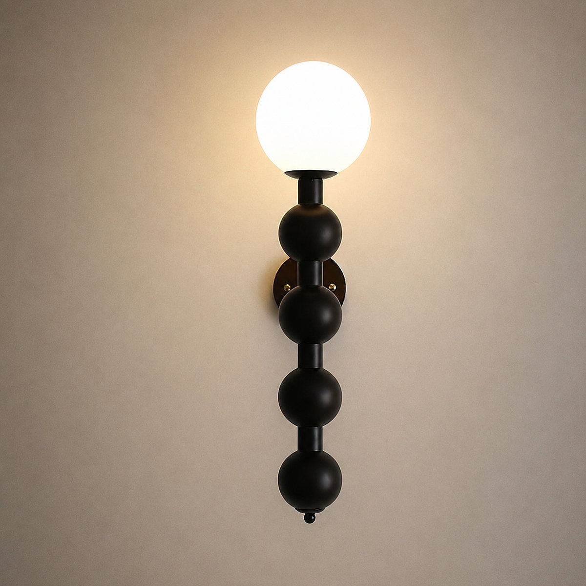 Bubbly Wall Lamp, Walnut for Living Room