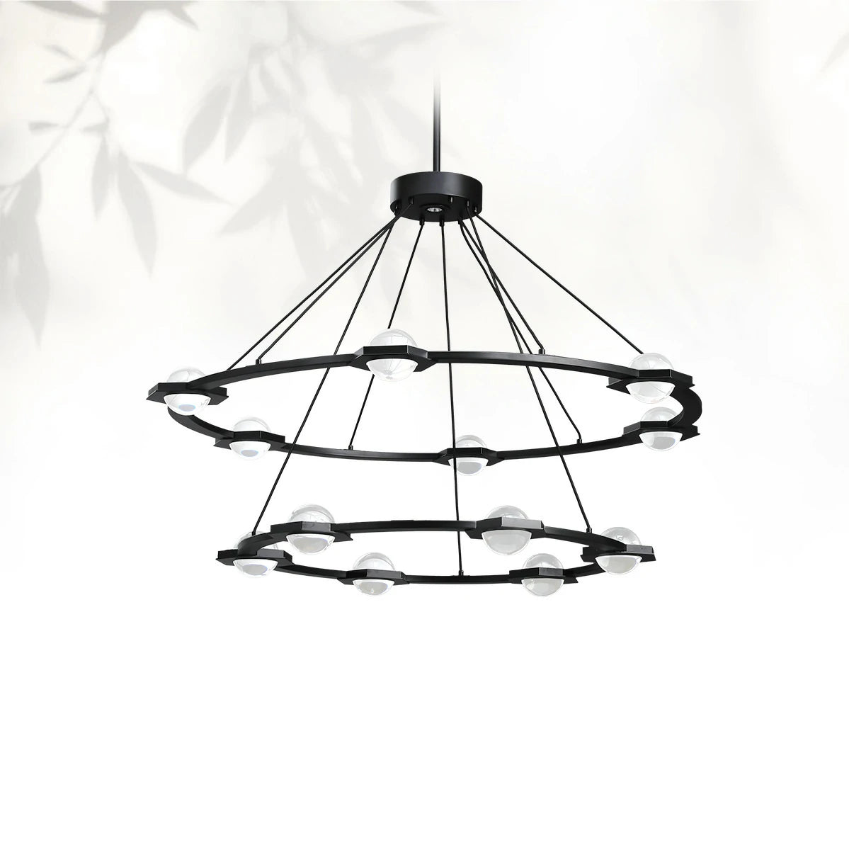 Eclatamt Two-Tier Round Chandelier