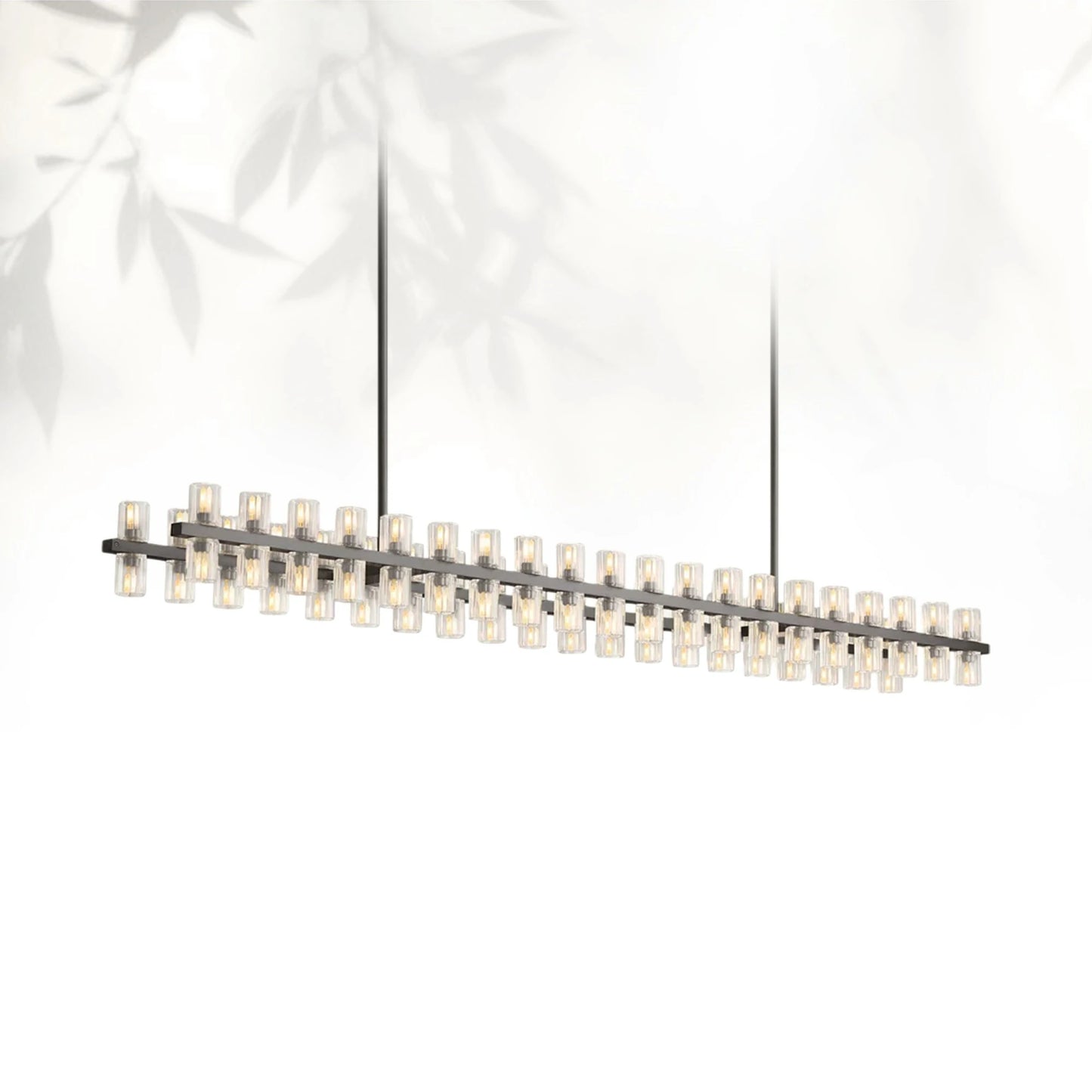 Arcachen Crystal Rectangular Chandelier 54'' 72"