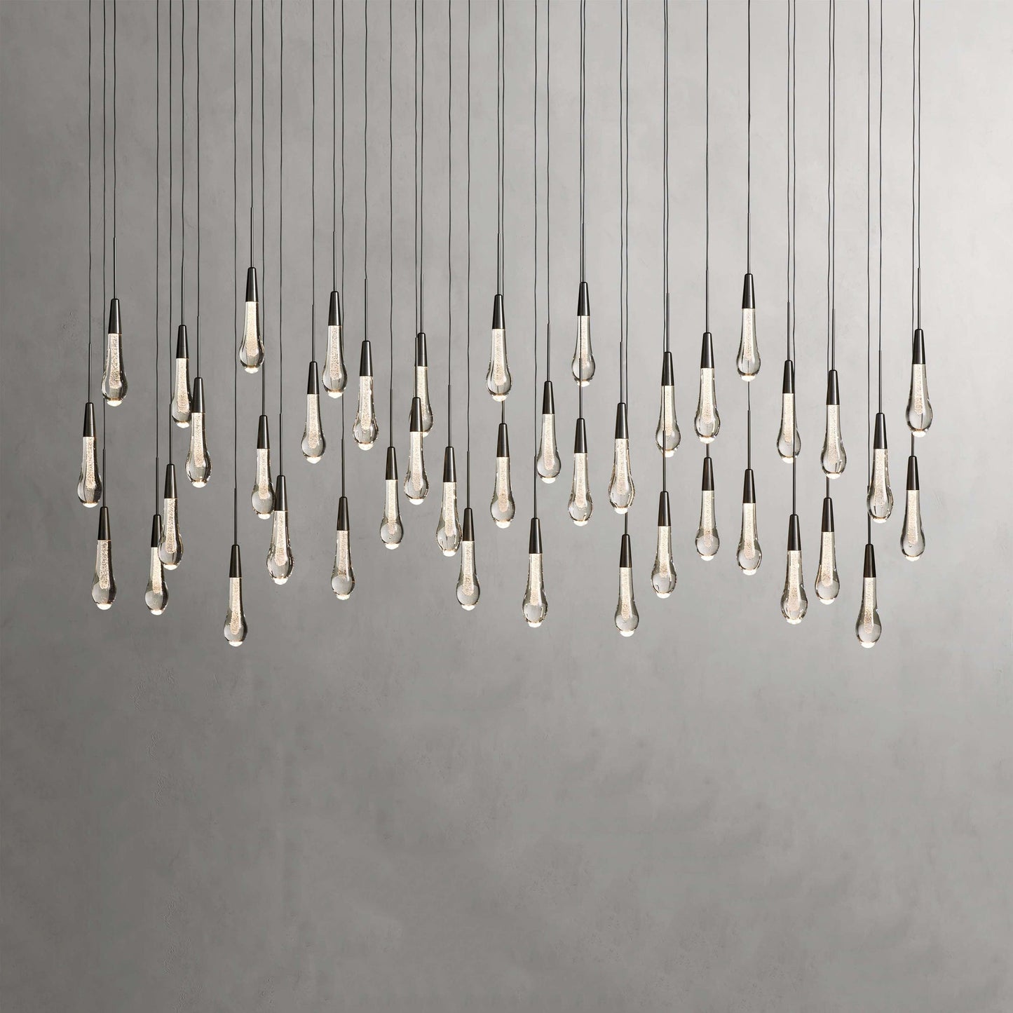Soltaire Raindrop Linear Chandelier