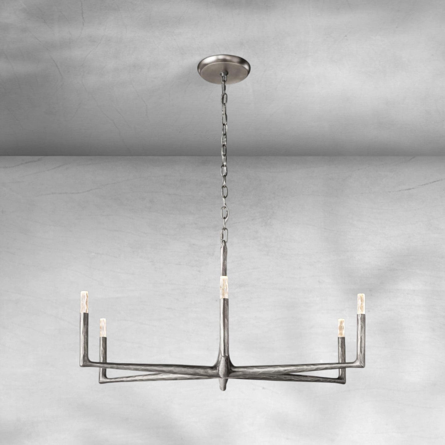 Thalen Forged Round Chandelier