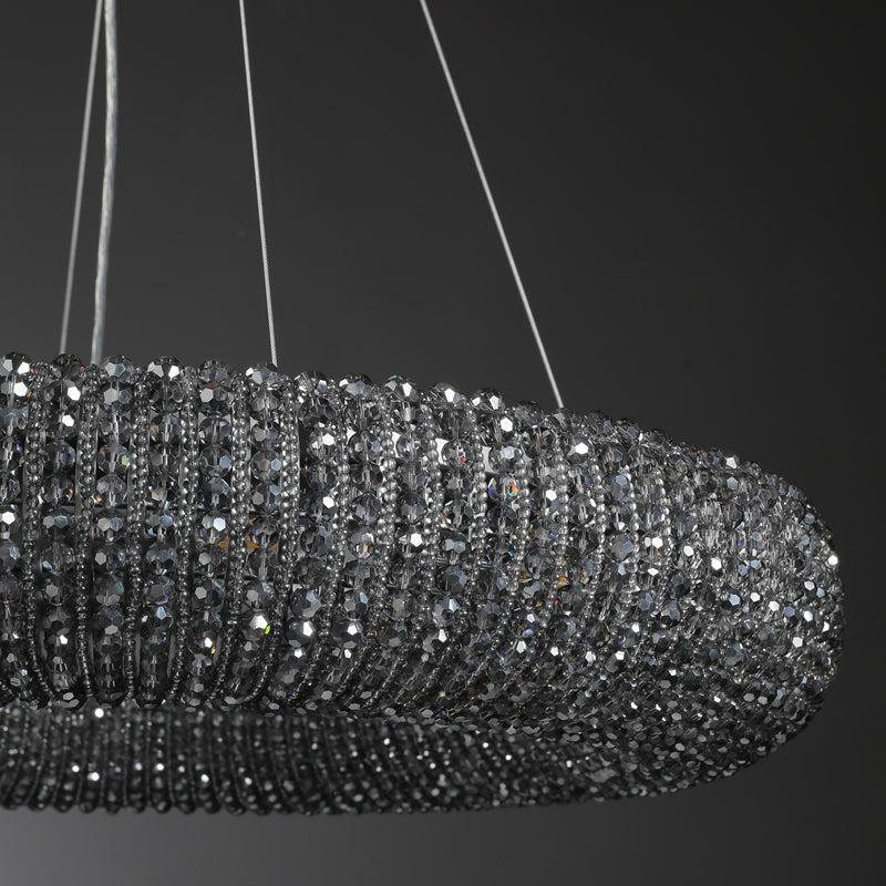 Haze Crystal Round LED Chandelier