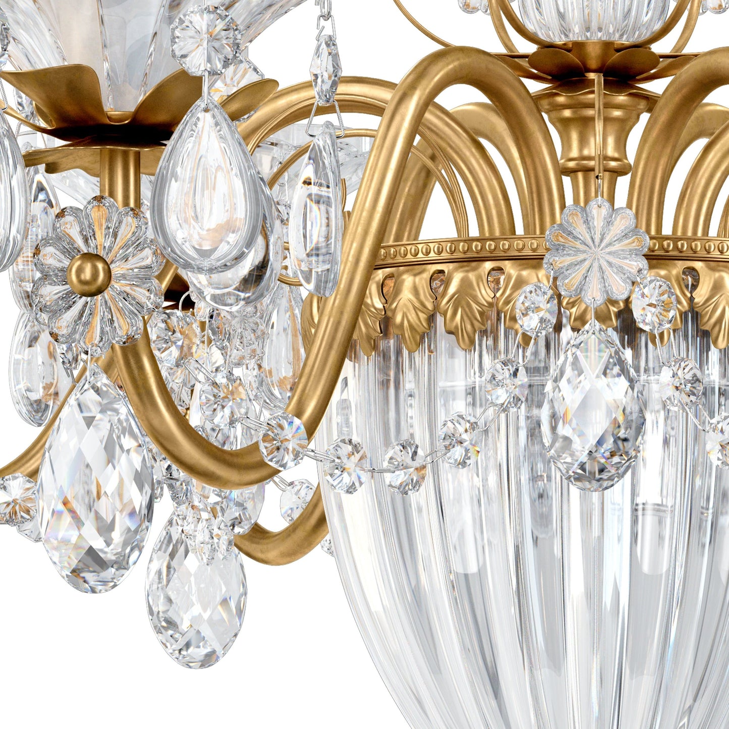 Luster Gaze Heritage Bloom 7-Light Chandelier - Background Shot