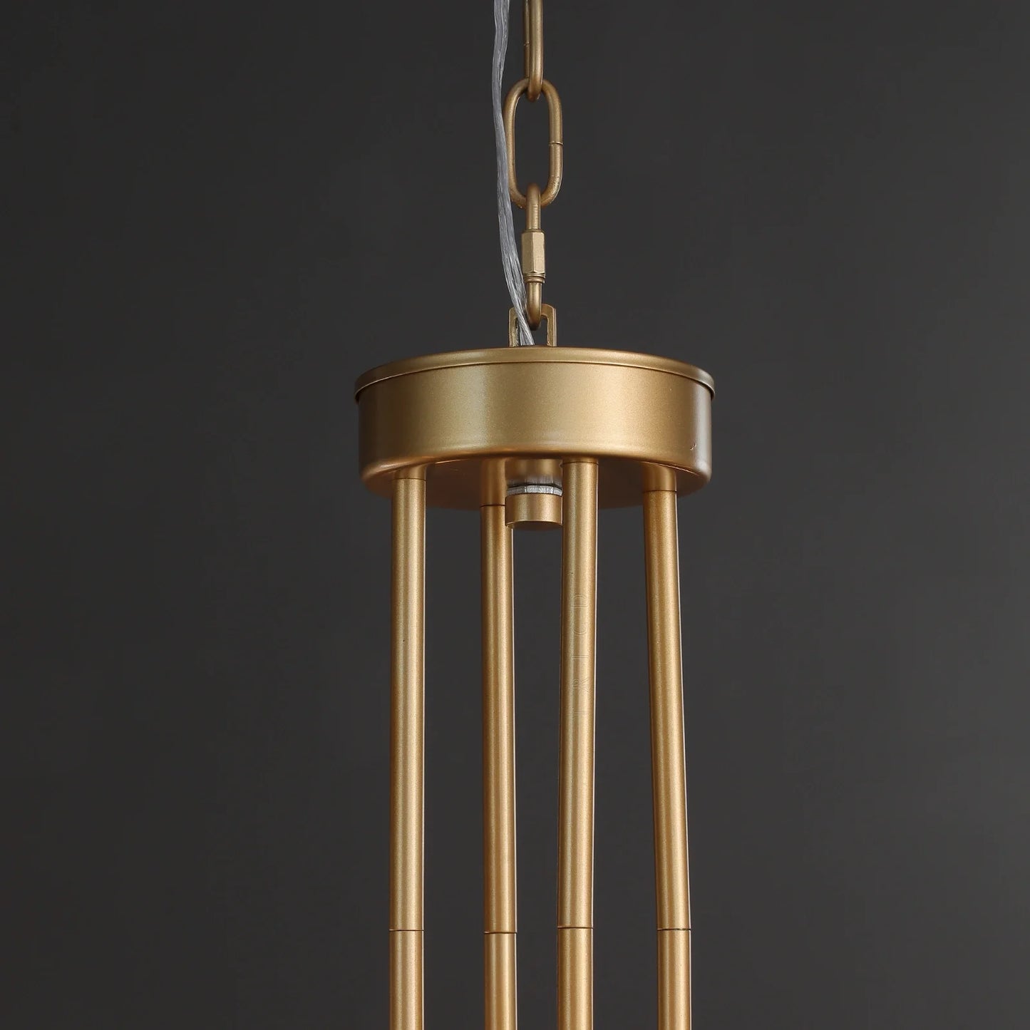 Cannel Glass Round Chandelier