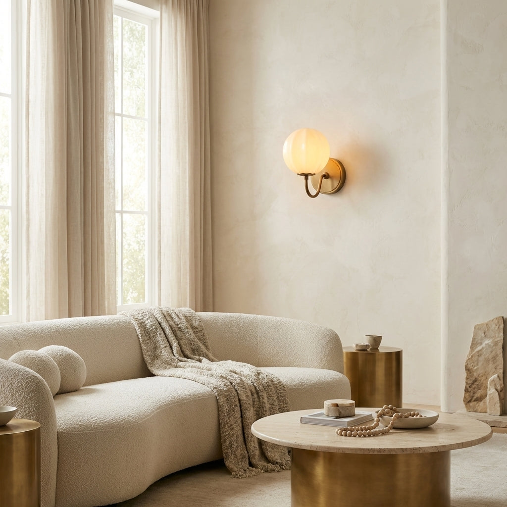 Luster Gaze Heirloom Radiance Wall Sconce - sophisticated American living room