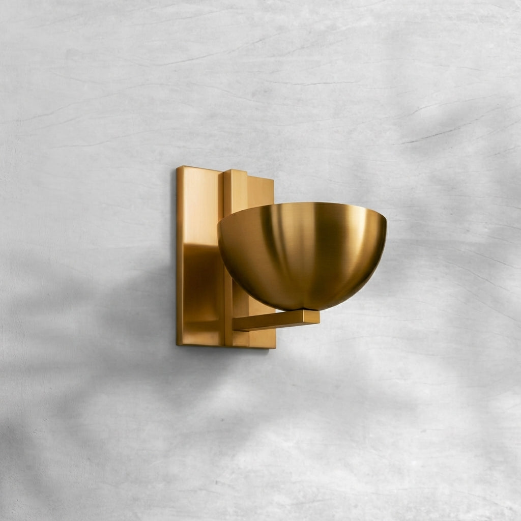 Luster Gaze Alabaster Radiance Wall Sconce - Background Shot