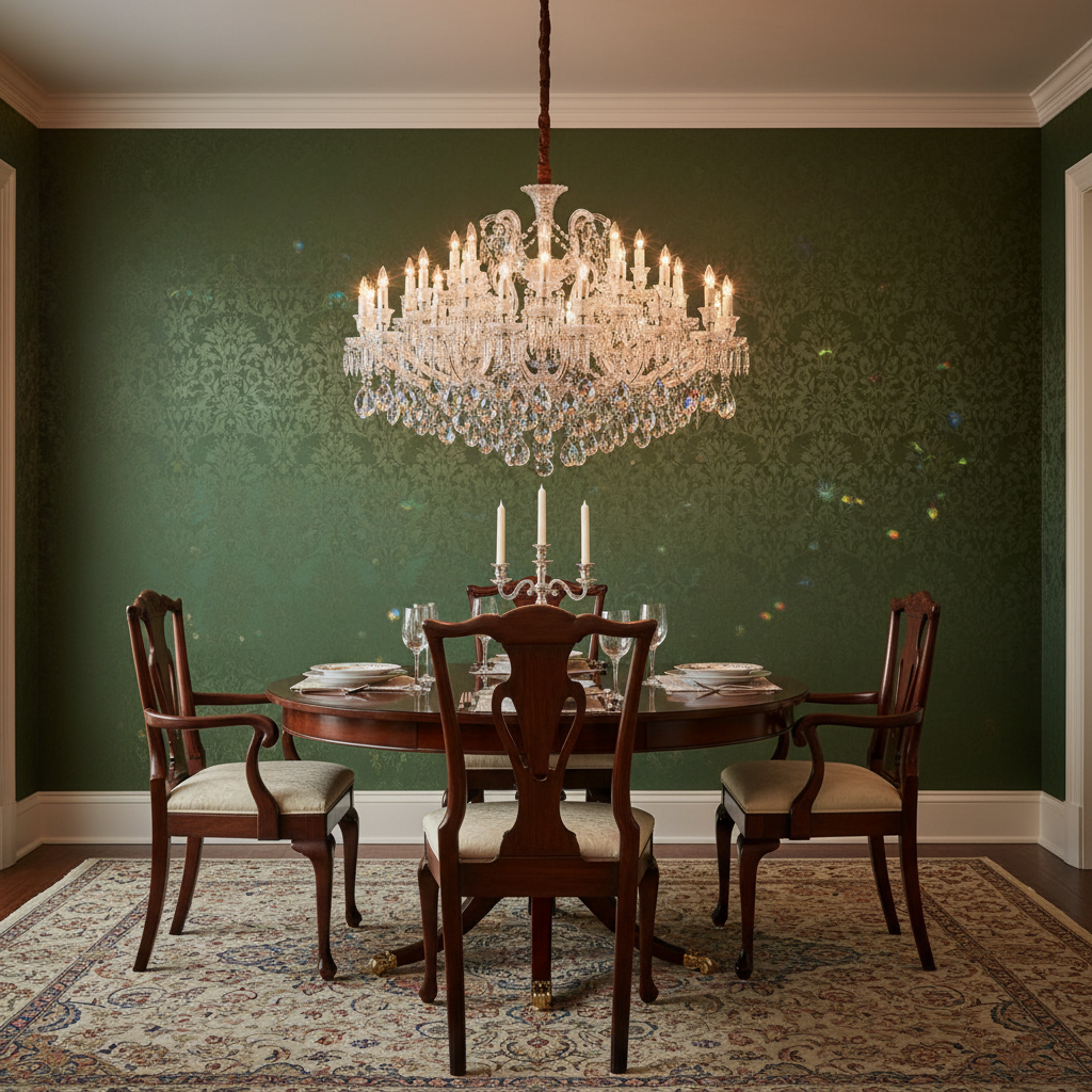 Luster Gaze Grand Palais 37-Light Chandelier - formal American dining room