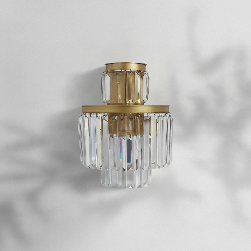 Luster Gaze Radiant Cascade 3-Light Wall Sconce - Background Shot