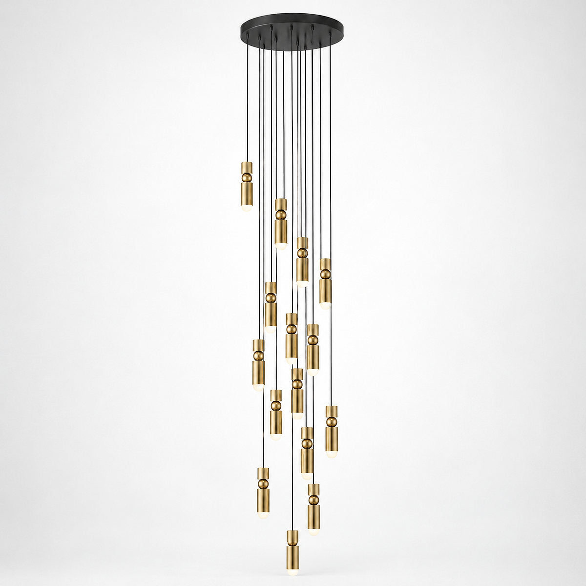 Geometric Cylinder Cluster Pendant Light