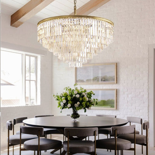 1920s Odeom Round Chandelier 20"32"44"
