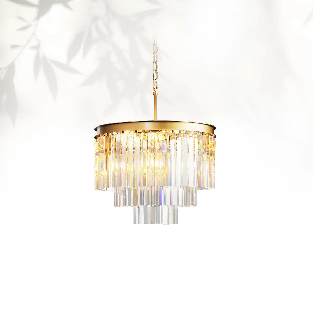 1920s Odeom Round Chandelier 20"32"44"