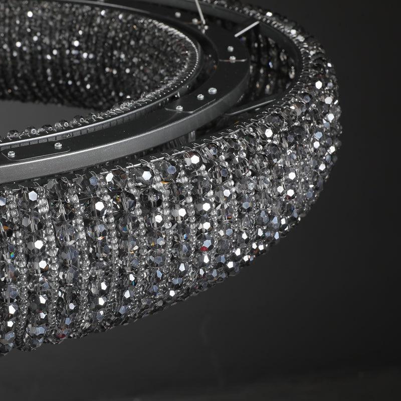 Haze Crystal Round LED Chandelier