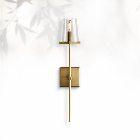 Paricia Clear Glass Linear Wall Sconce