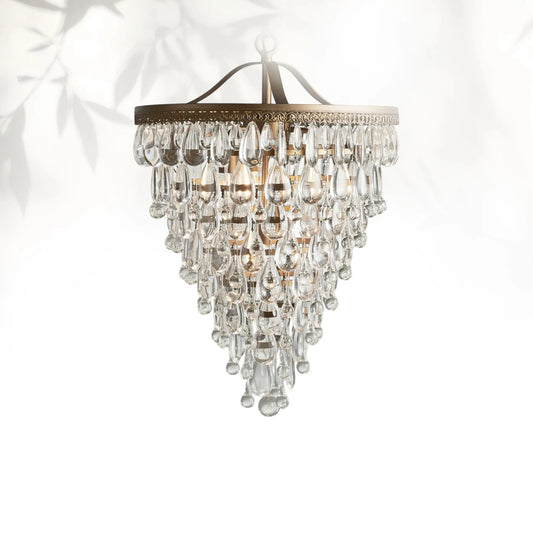 Anabella Round Chandelier 17''23''H