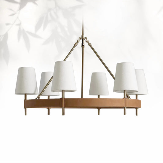 Hasting 6-Light Halo Chandelier