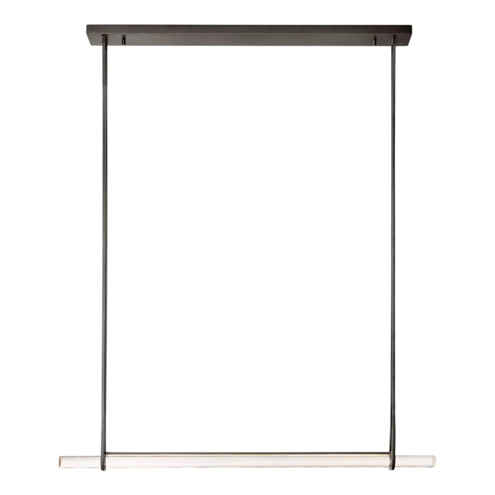 Oudubon Crystal Single Bar Linear Chandelier 60"