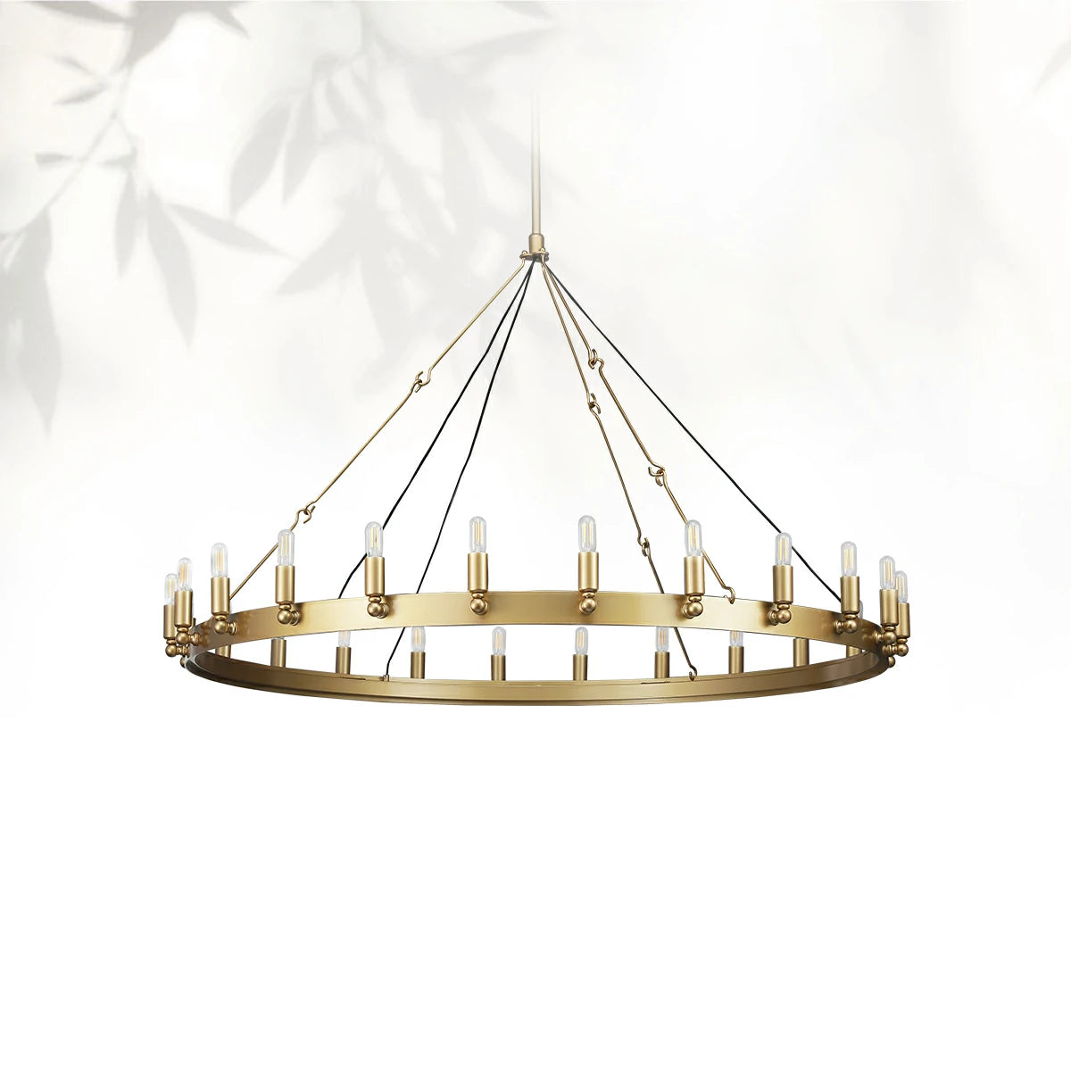 Camins Vintage Filament Outdoor Round Chandelier