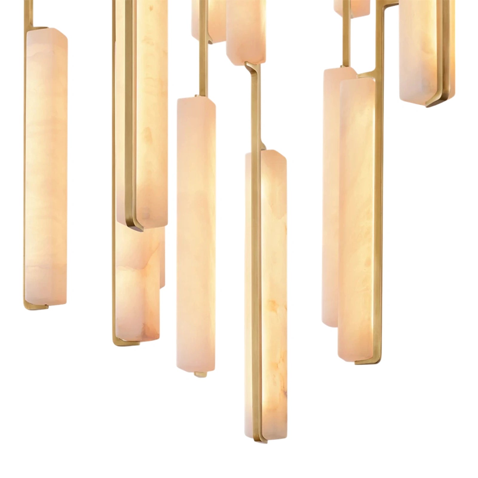 Oudubon Alabaster Round Chandelier