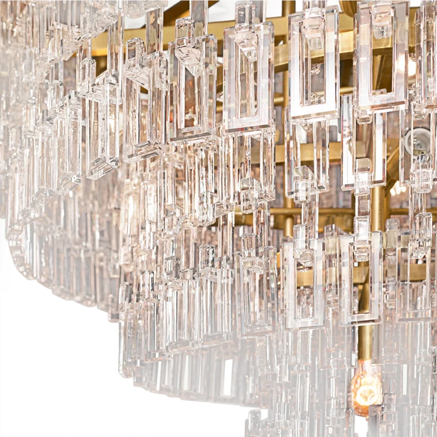 Marigan Modern Tiered Round Crystal Chandelier 36'', 48", 60"