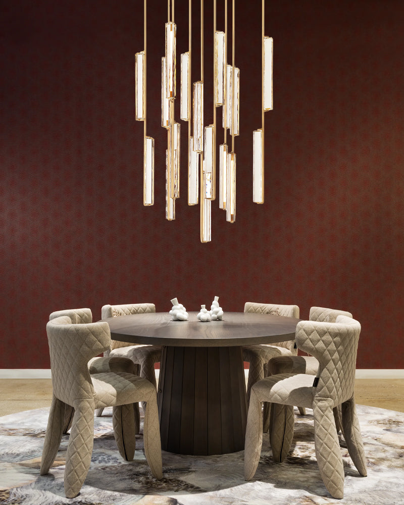 Aedubon Crystal Round Chandelier