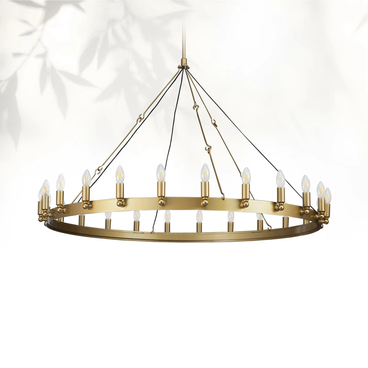 Camins Vintage Candelabra Round Chandelier