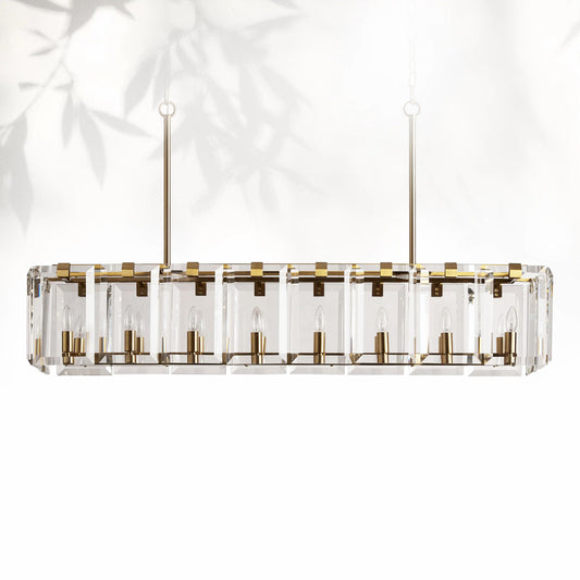 Ameya Rectangular Chandelier 12/16 Light