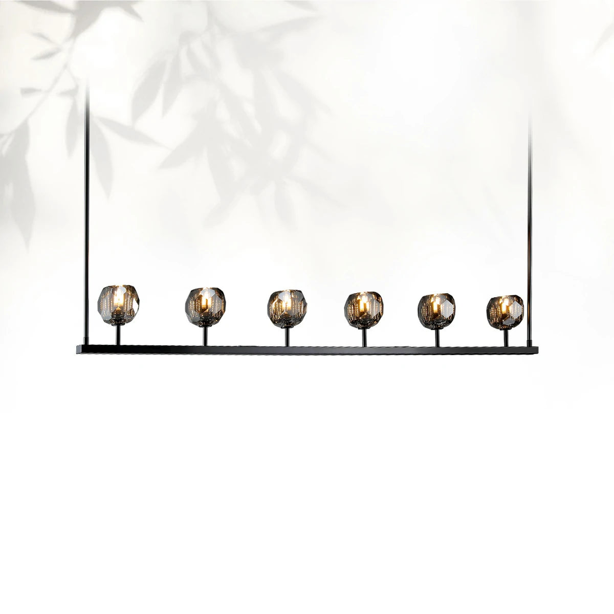 Boule Do Cristal Glass Linear Chandelier