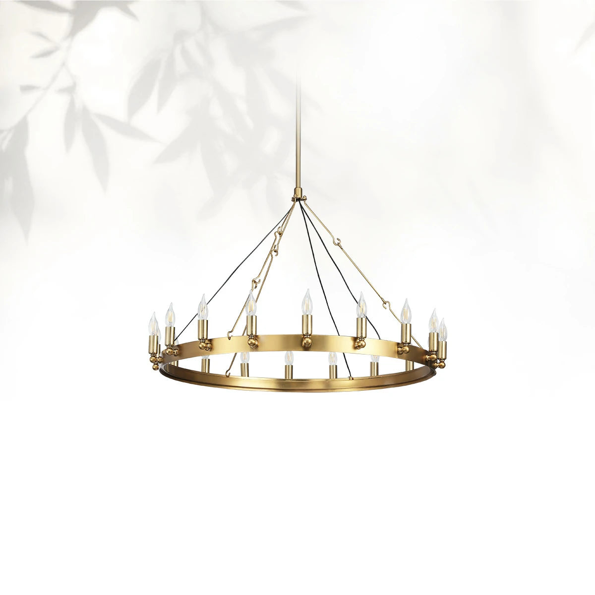 Camins Vintage Candelabra Round Chandelier