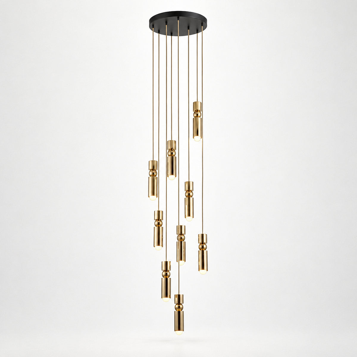 Geometric Cylinder Cluster Pendant Light