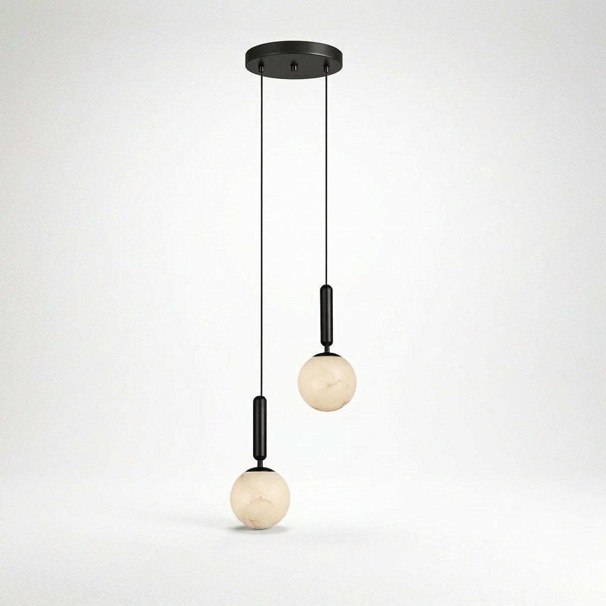 Alabaster Globe Pendant Light Collection for Dining Room & Living Room