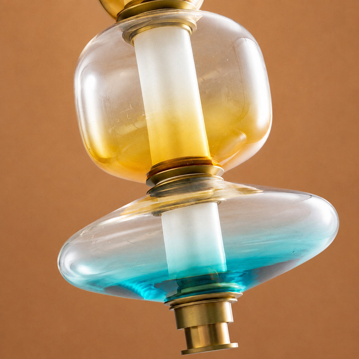 Linear Glass Bead Pendant Lamp