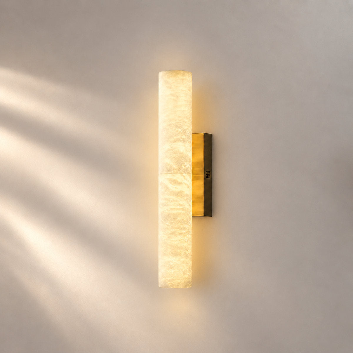 Tricolordeer 20/35.8-Inch Linear Cloud Stone Wall Light