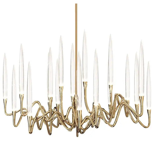 Pezzo Crystal Round Chandelier D33'' 47'' 55''