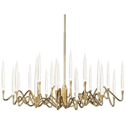 Pezzo Crystal Round Chandelier D33'' 47'' 55''