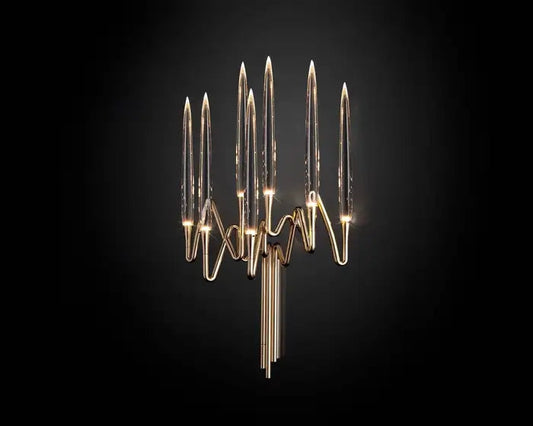 Elijah Crystal Wall Sconce 15'' 10''