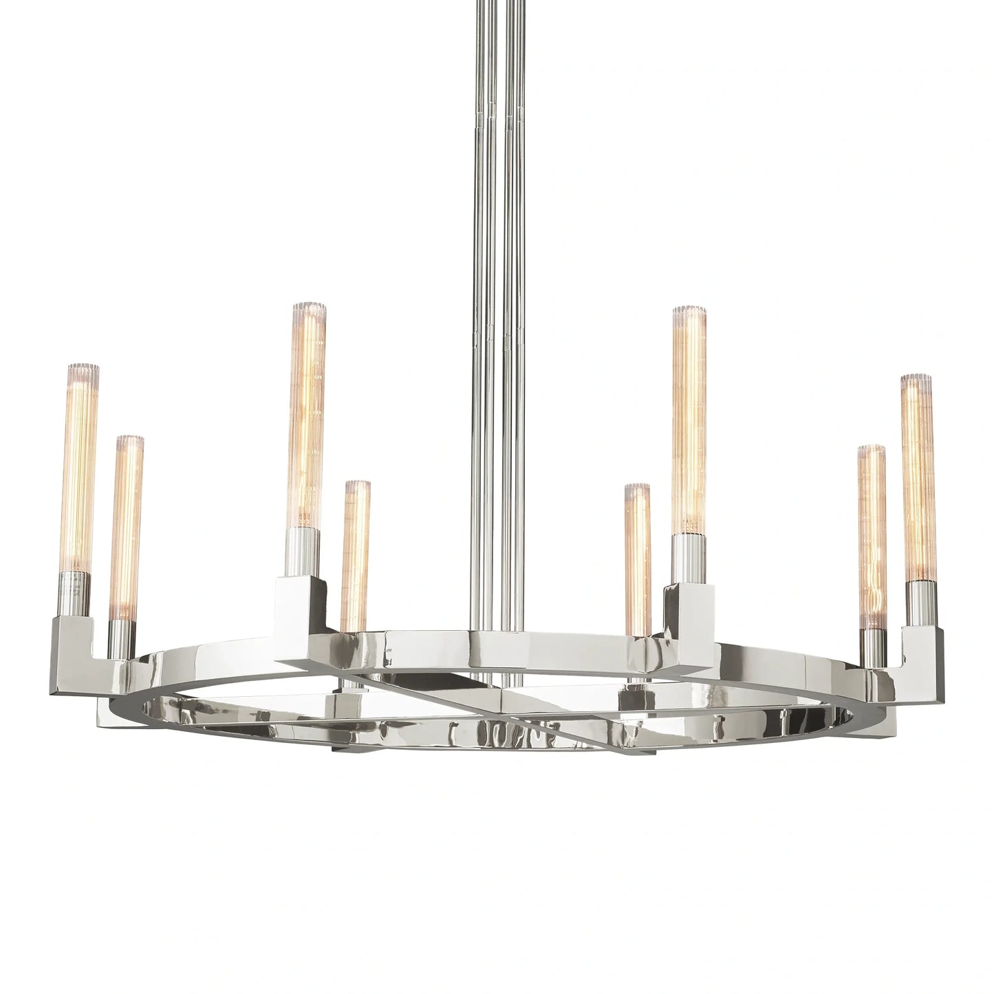 Cannel Glass Round Chandelier