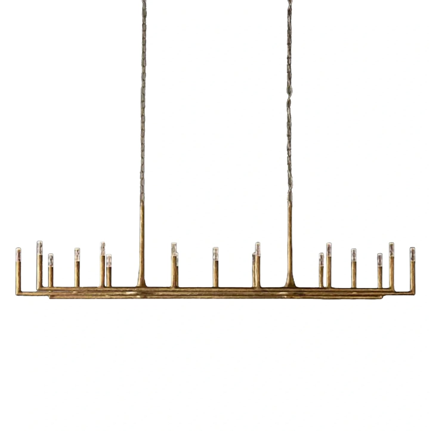 Thaddeas Forged Linear Chandelier 54"/72"/96"
