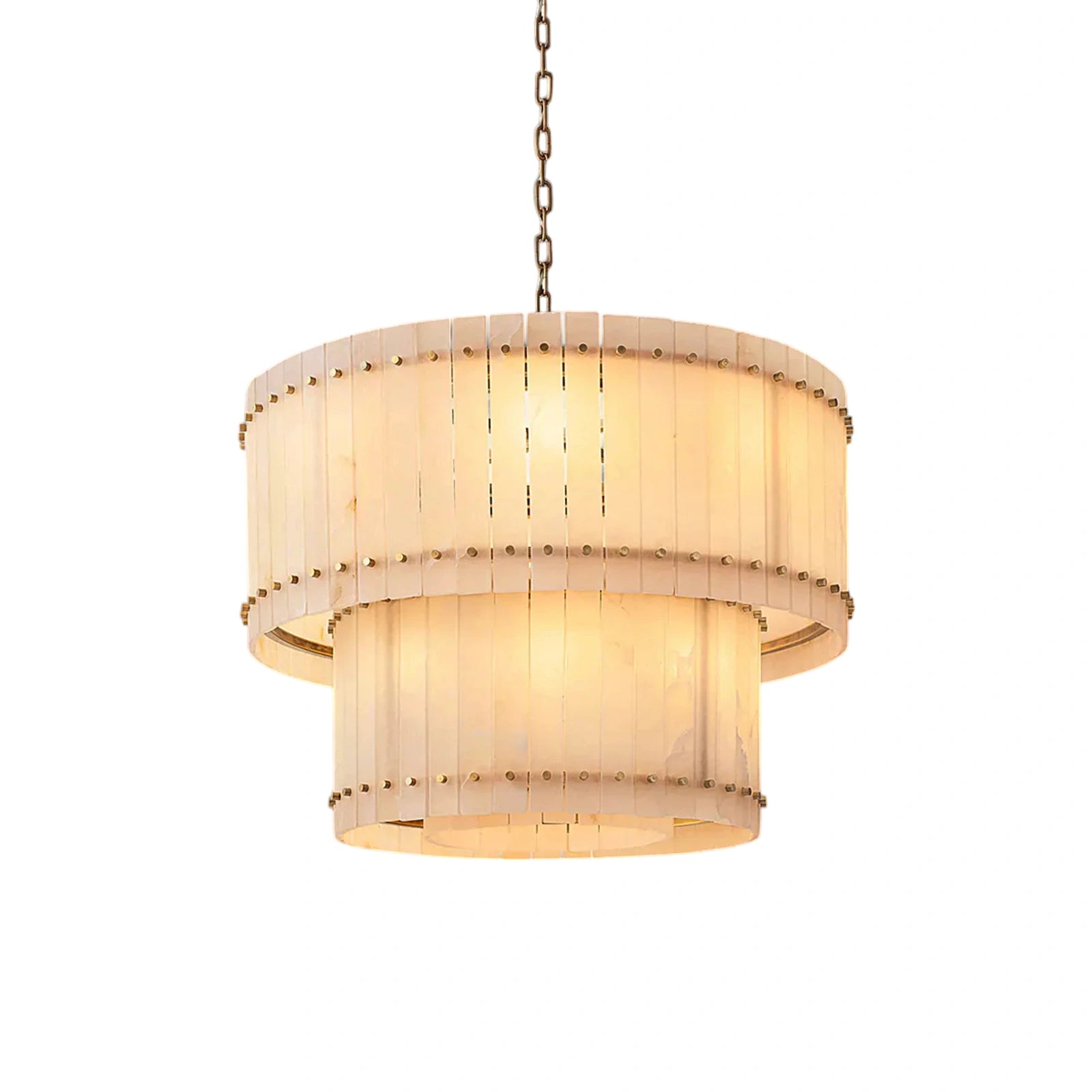 Sant Marco Alabaster Round Tiered Chandelier