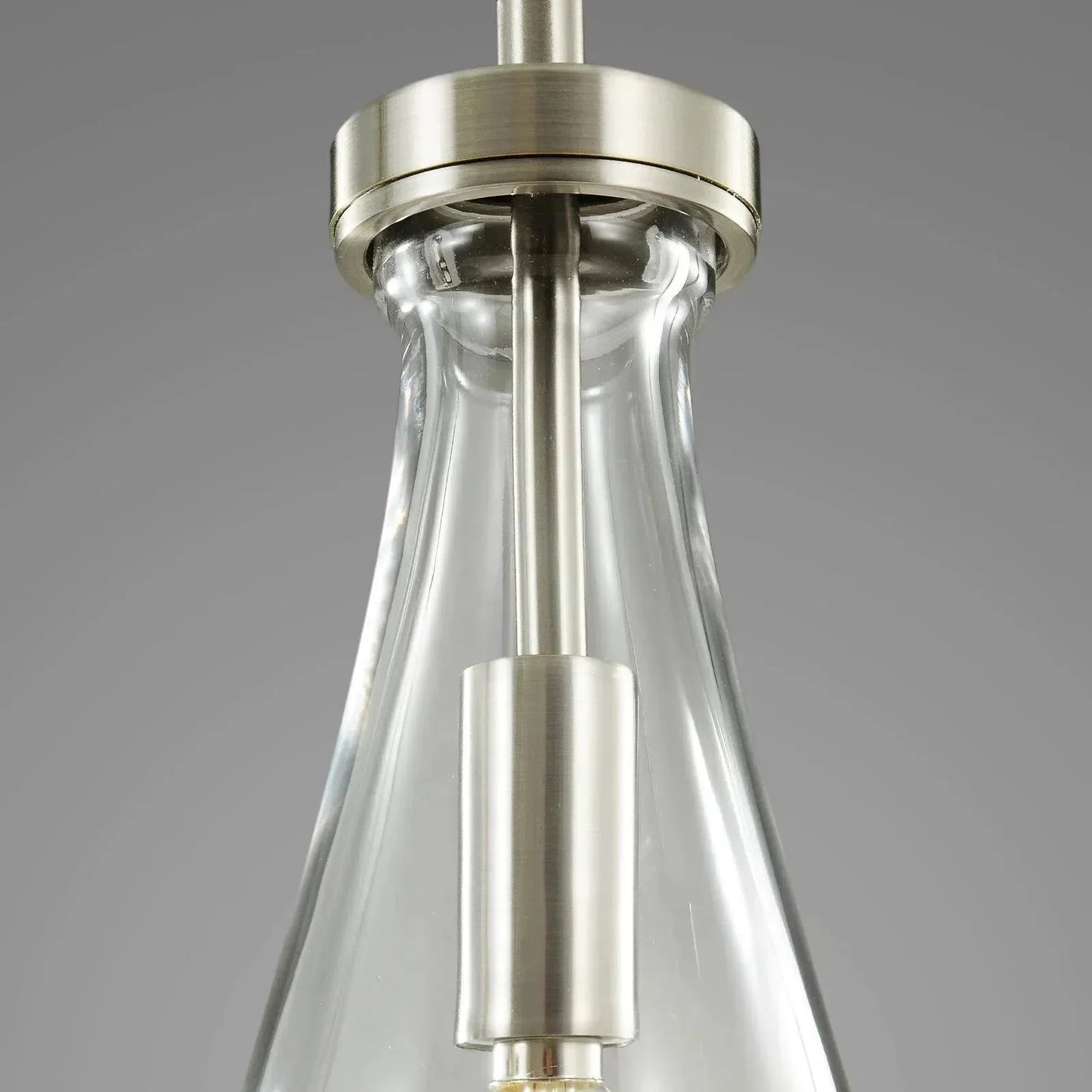 Soltaire Raindrop Round Chandelier 5 Lights 14"D
