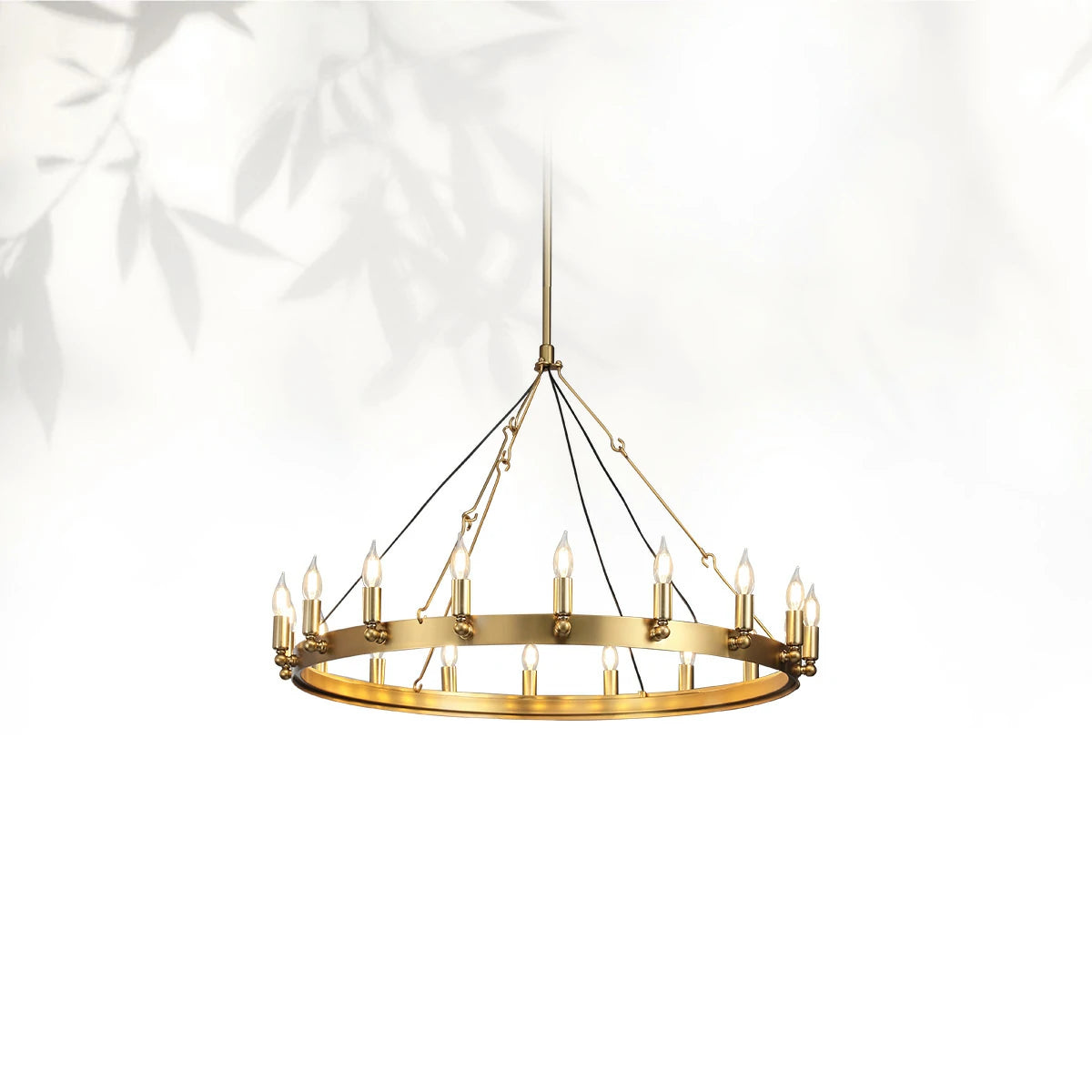 Camins Vintage Candelabra Round Chandelier