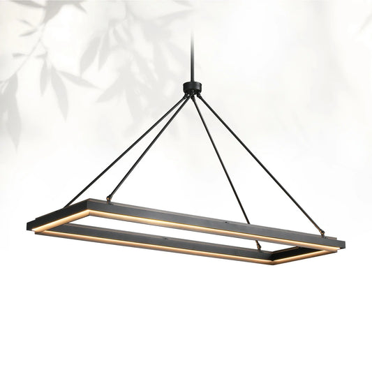 Peralta Rectangle Chandelier 50"62"