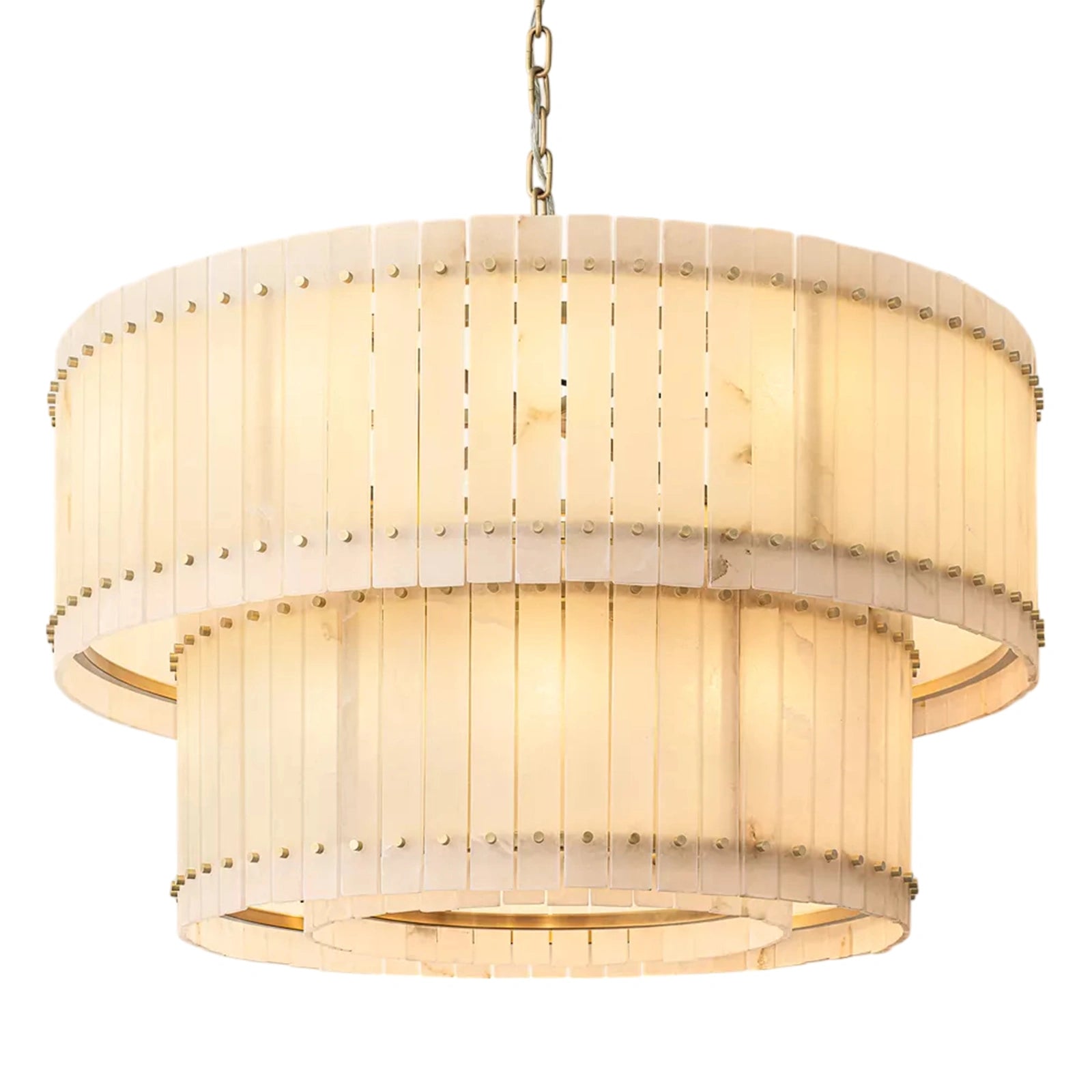 Sant Marco Alabaster Round Tiered Chandelier