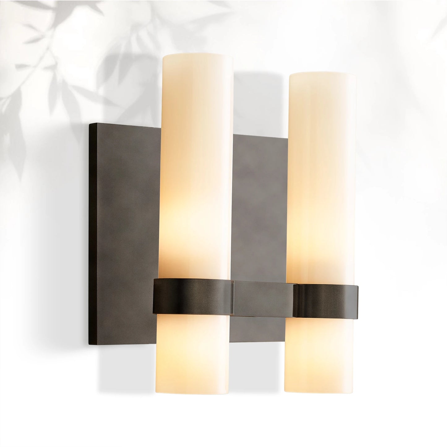 Lavelle Milk Glass Double Sconce