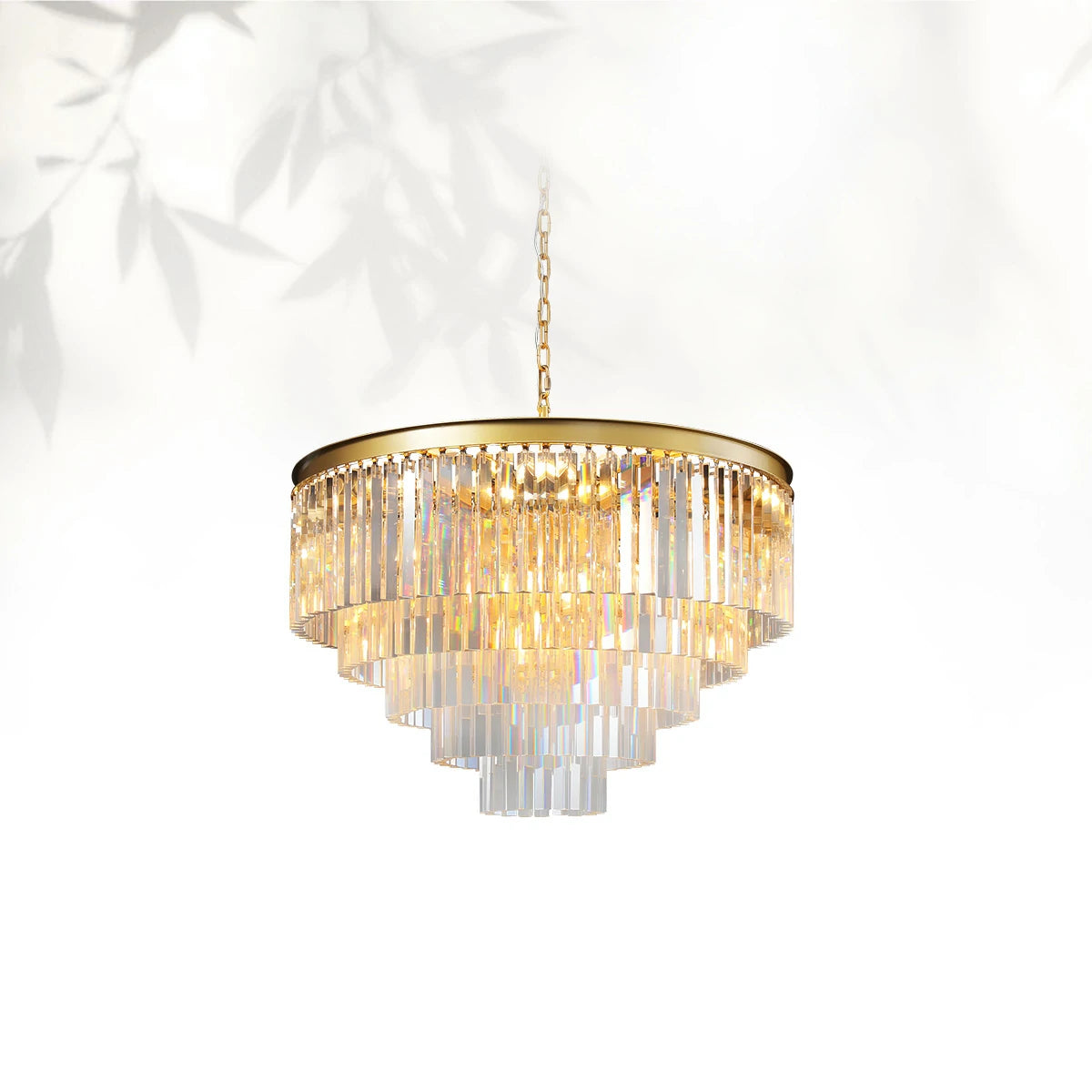 1920s Odeom Round Chandelier 20"32"44"