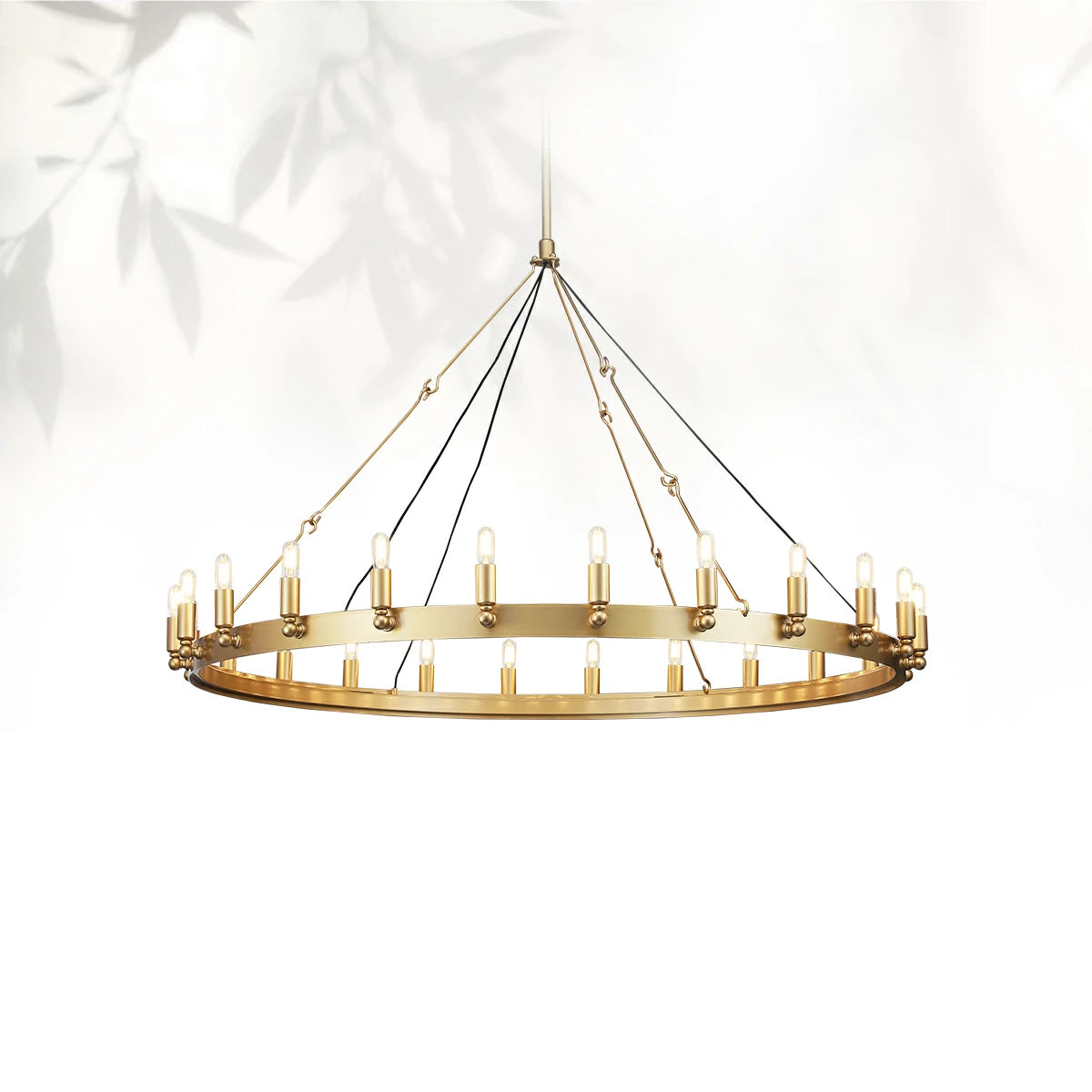 Camins Vintage Filament Outdoor Round Chandelier