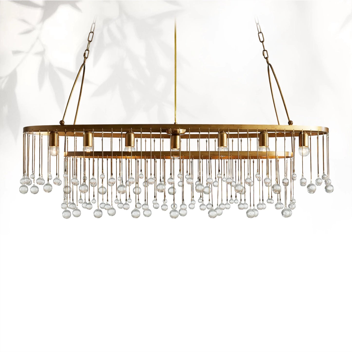 Aubray 7 Light Oval Chandelier