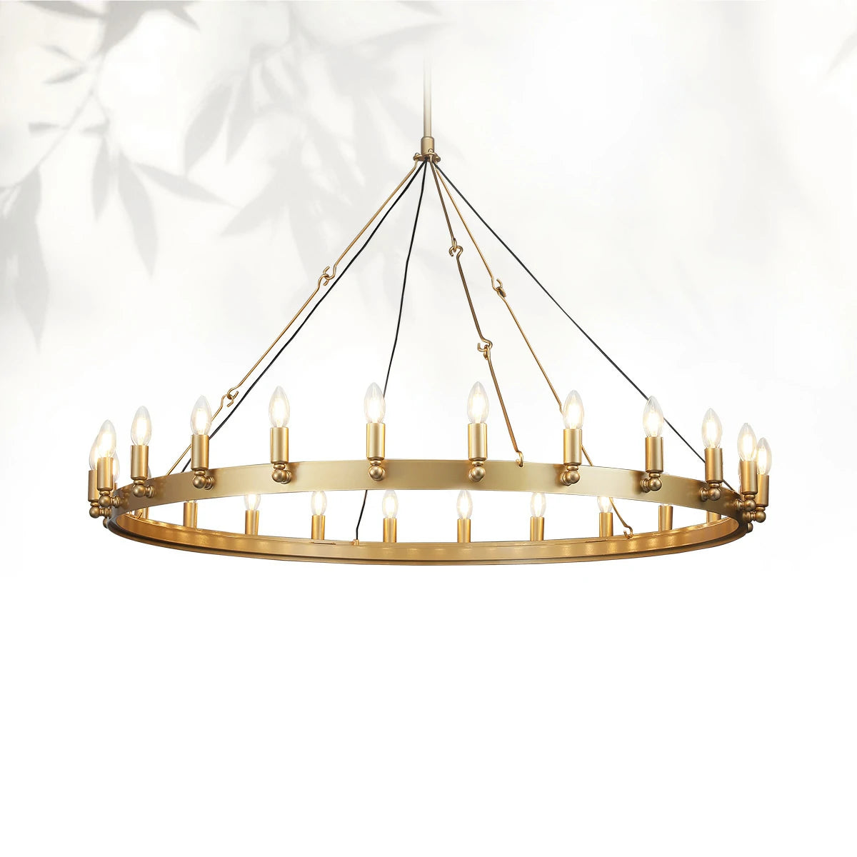 Camins Vintage Candelabra Round Chandelier