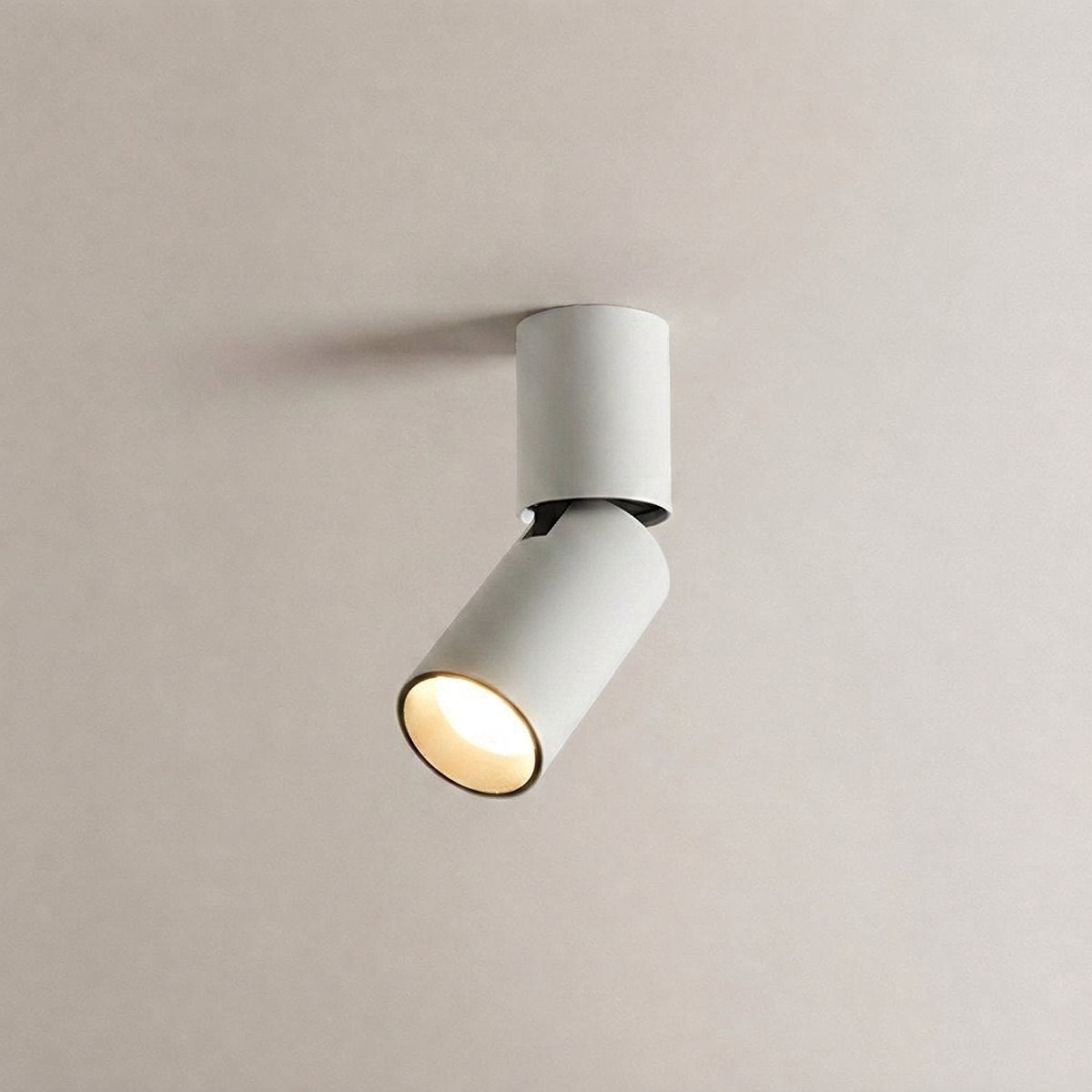 Julian Adjustable Surface Downlight Wall Lamp, 1.7-Inch x H 6.2~22.9-Inch, White, Warm Light for Bedroom & Living Room