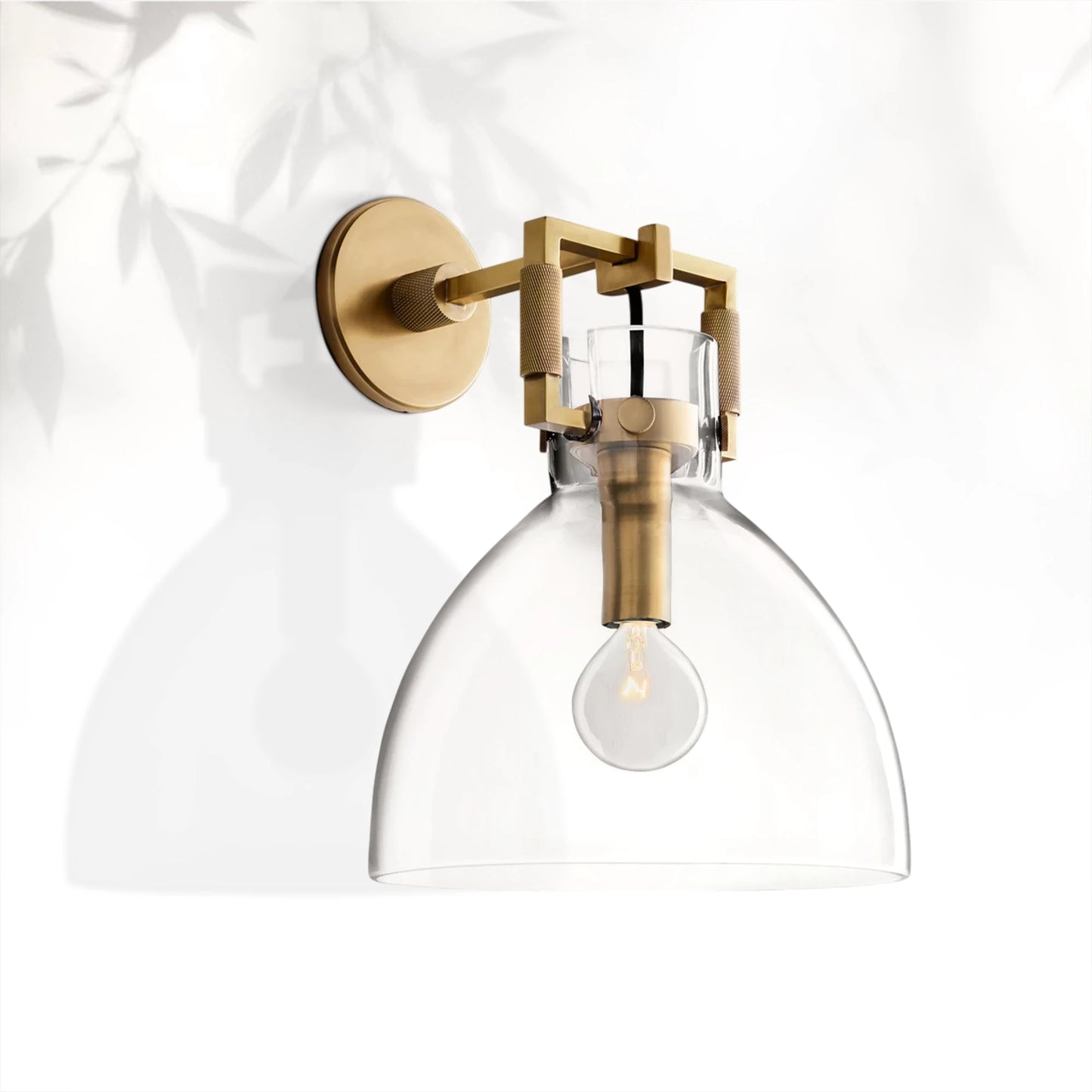 Machine Glass Wall Sconce